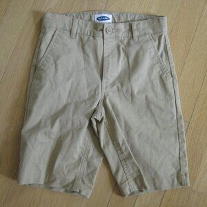 Old Navy Boy’s 10 Slim Tan Khaki Shorts Summer Bottoms